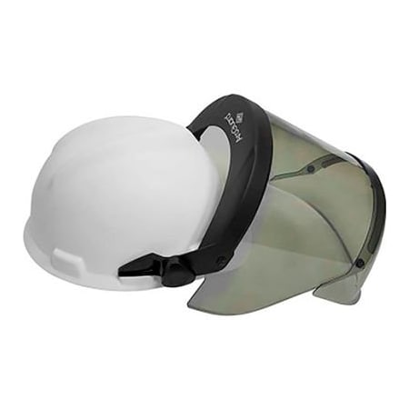 National Safety Apparel ArcGuard H12HTHAT 12 cal PureView Arc Flash Face Shield with Hard Hat H12HTHAT
